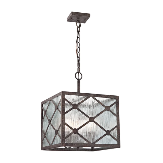 Elk Radley 3-light LED Pendant in Malted Rust - Malted Rust