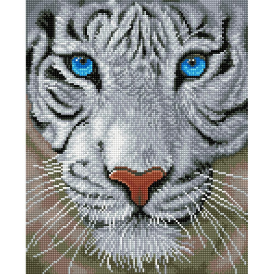 Diamond Dotz White Magic Facet Art Kit ~ Tiger Majestic Animals