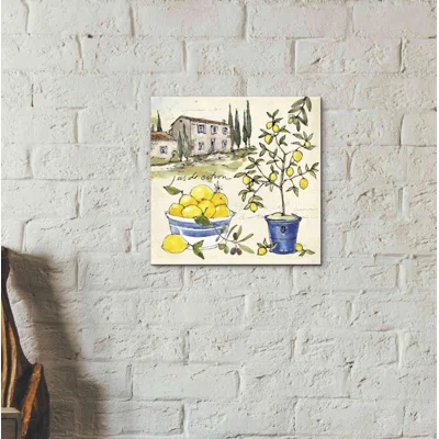 Citron III by Anne Tavoletti - Wrapped Canvas Graphic Art Print