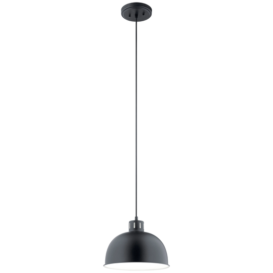 Kichler Lighting Zailey Collection 1-Light Pendant Black
