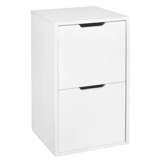 Noble Molo Freestanding File File Pedestal - White Wood Grain