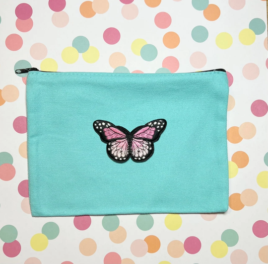 Butterfly Bag, Pencil Pouch, Make Up Up Gift For Her
