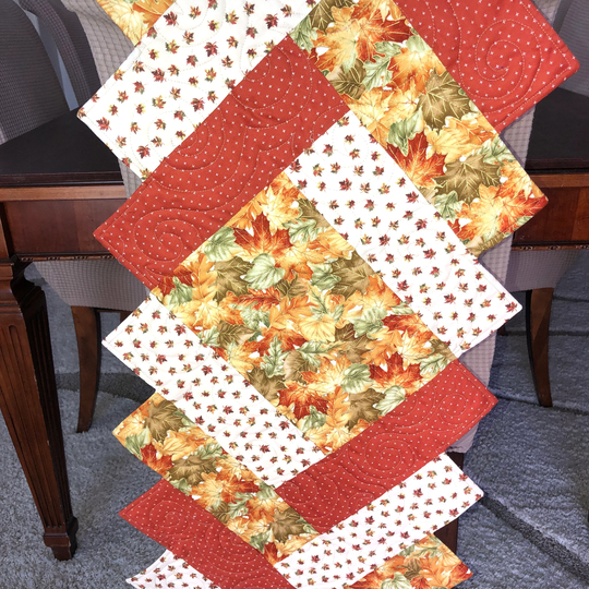 Autumn Table Runner | Quilted Home Decor For Fall