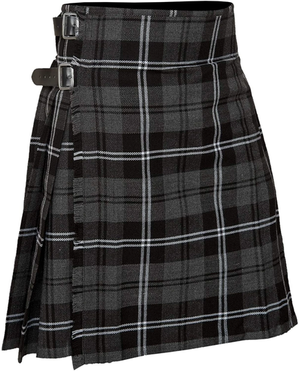 Kilt, Scottish Men's 5 Yard Granite Tartan Kilt, Mens Kilt, Highland Kilt For Men, Gift, Celtic, Traditional Wear