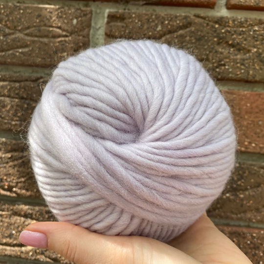 Light Purple Wool Yarn - Pencil Roving 200G/80M Big Merino Soft Purple Chunky Bulky
