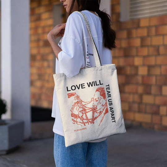Lil Peep Love Will Tear Us Apart Tote Bag -Aesthetic Tote Bag, Art Bag, Artsy Bag, Grunge Bag, Lil Peep Bag, Aesthetic Bag