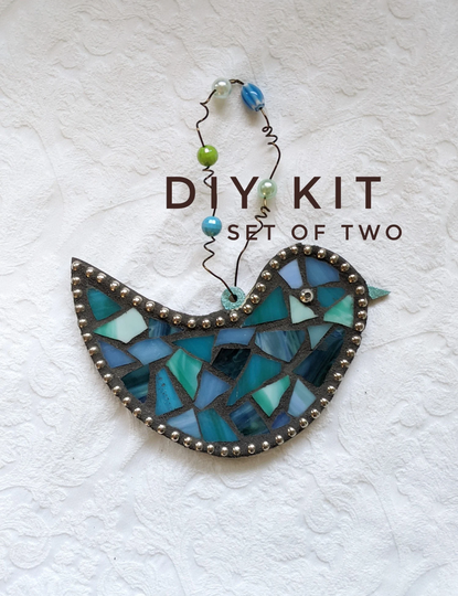Craft Kits For Adults, Bird Ornament Mosaic Kit, Diy Stained Glass Kit, Bird, Women