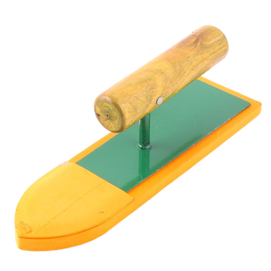 Household Wood Handle Foam Wall Smooth Cleaning Drywall Tool Hand Sander Orange - Green,Orange,Wood Color