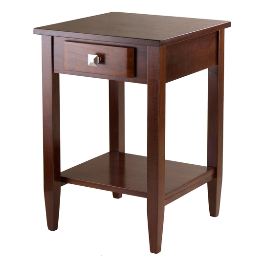 Richmond End Table, Walnut - 17.95 x 18.68 x 25.98 inches