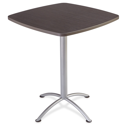 Iceberg iLand 42"H Square Bistro Table - Gray Silver