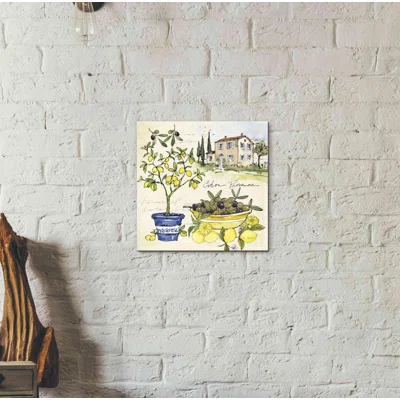 Citron IV by Anne Tavoletti - Wrapped Canvas Graphic Art Print