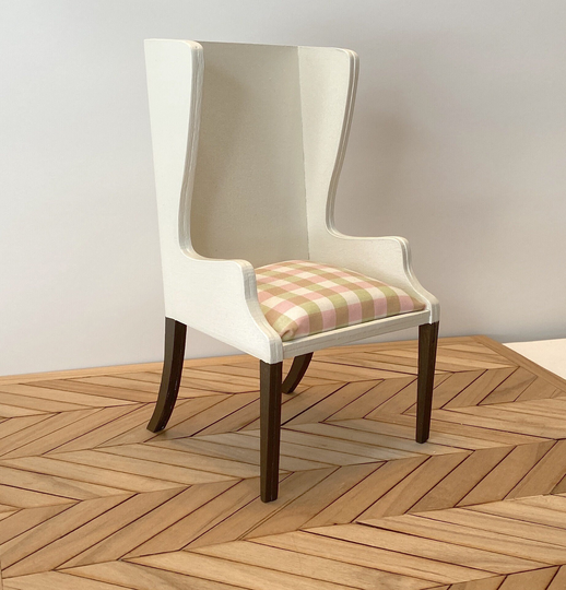 Kit - Ladies Chair 1-12 Scale Or 1-6Th Miniature Svg Cut Files - For Dollhouse Or12 Inch Dolls
