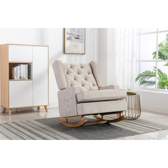 41.3"H Living room Comfortable rocking chair accent chair