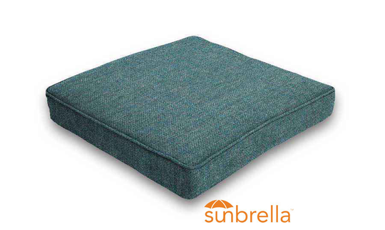 Sunbrella® Cast Lagoon | Outdoor Seat Pad Patio Chair Dining Cushions