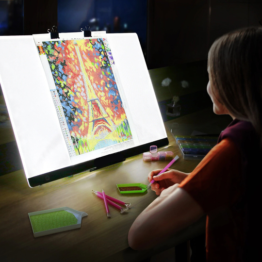 Diamond Painting Accessorie A5/A4/A3/A2 Led Light Pad Lamp Board Tablet For Drawing Embroidery Tool & Stand