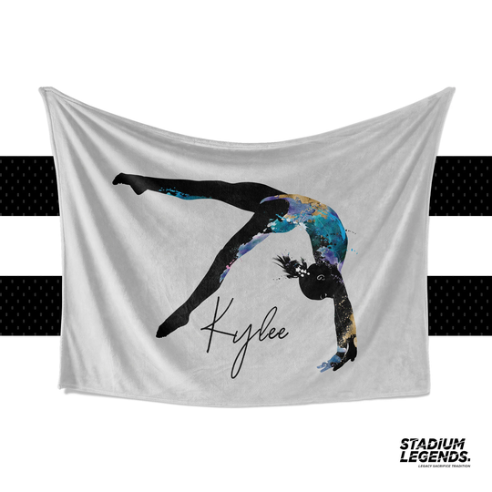 Gymnast Personalized, Three Sizes Available, 30"x40", 50"x60" & 60"x 80"