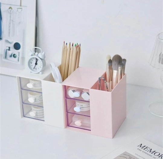 Multifunctional Storage Box | Office & Desk Cute Pen Holder Stationery Mini Organizer