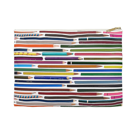 Colored Pencil Accessory Pouch, Zipper Case, Coin Purse