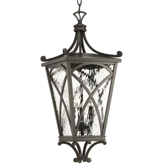 Cadence 10-inch Three-light Hanging Lantern