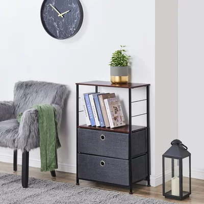 Mitchem Modern Decorative 2 Drawer Storage Chest