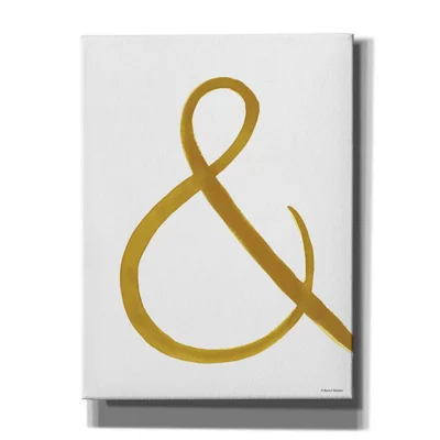Mustard Yellow Collection 3 by Rachel Nieman - Wrapped Canvas Painting