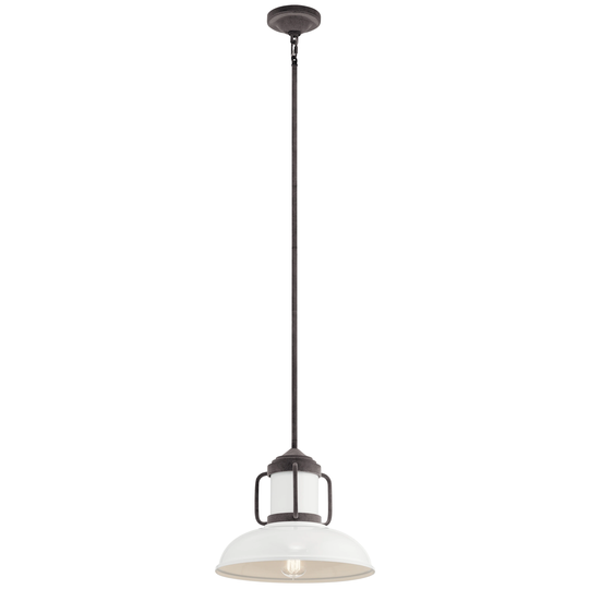 Kichler Jenson 1-light Weathered Zinc Pendant