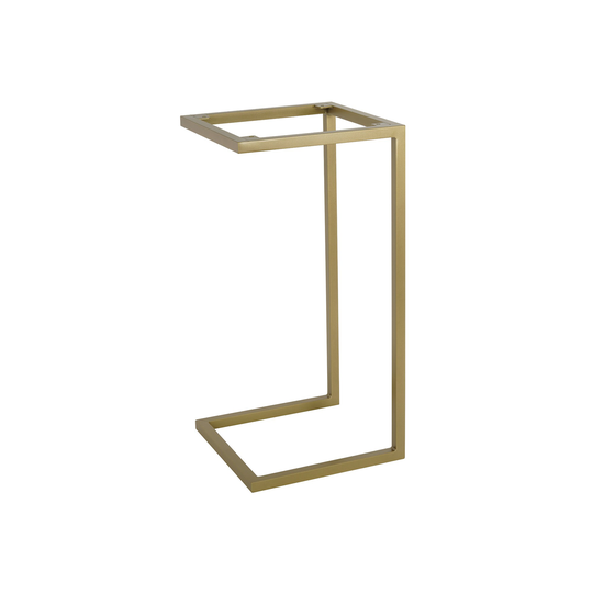 Brass Side Table Base, C End Table, Accent Sofa Pedestal Modern