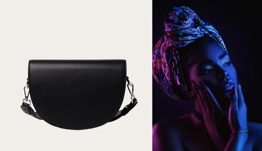 Retro Half Moon Saddle Bag