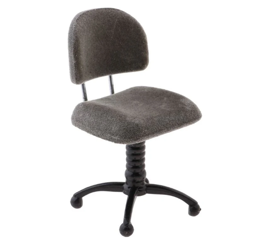 112 Dollhouse Miniature Office Chair /Miniature Furniture D199