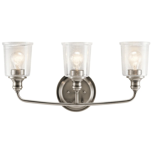 Kichler Lighting Waverly Collection 3-light Classic Pewter Bath/Vanity Light