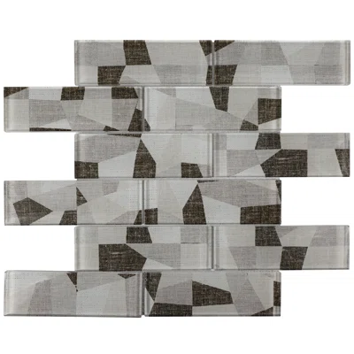 Ingrassellino Glass Brick Joint Mosaic Wall Tile