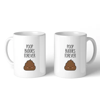 Hennigan Poop Buddies BFF Coffee Mug