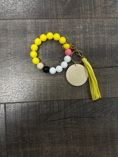 Pencil Silicone Bead Bracelet
