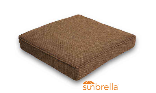 Sunbrella® Canvas Chestnut | Outdoor Seat Pad Patio Chair Dining Cushions