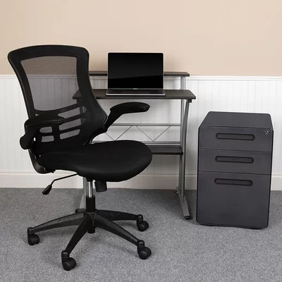 Alexendria Desk, Filing Cabinet, Chair Set