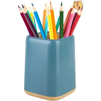 Fashion Pen And Pencil Holder, Pencil Cup For Kids Or Makeup Brush Holder For Women, Durable Stand Desk Organizer Storage Gift For Office, Classroom,