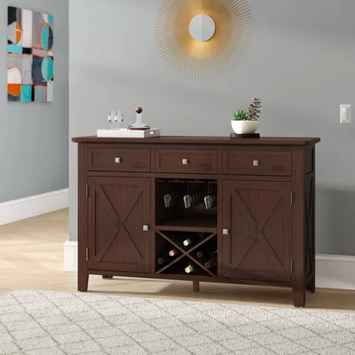 Earlville 56" Wide 3 Drawer Sideboard