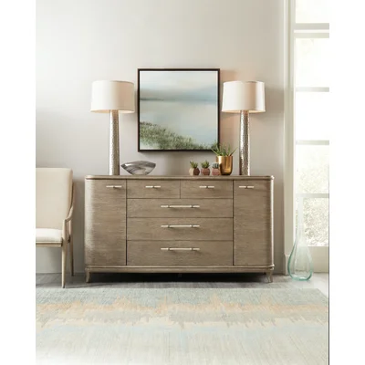 Affinity 68.5" Wide 5 Drawer Sideboard