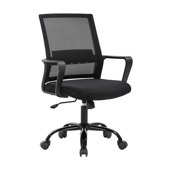 Mesh Swivel Home Office Chair with Armrest