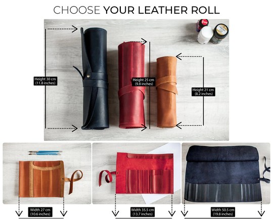 Leather Pencil Case, Pencil Wrap Case, Pen Roll Case, Leather Pen Case, Custom Roll, Leather Holder, Leather