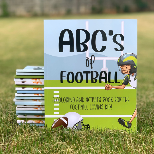 My First Sports Coloring Book, Football Busy Gift For Kid, Homeschool Activity, Abc Pages, Toddler Alphabet Activity