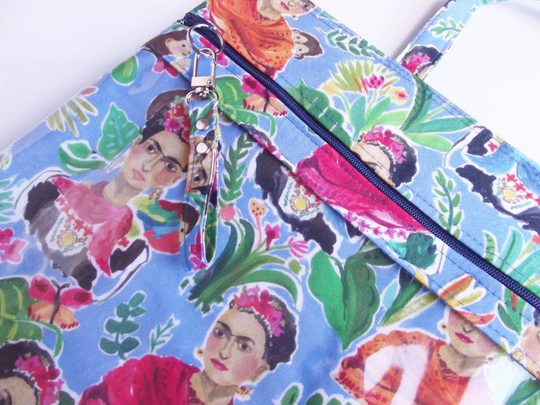 Dollbirdies Original Vinyl Front Large Project Bag Set, Needlearts Bag, English Hand Piecing Cross Stitch Embroidery