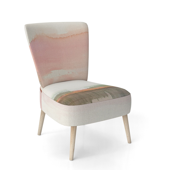 Designart 'Influence Of Line And Color' Upholstered Traditional Accent Chair