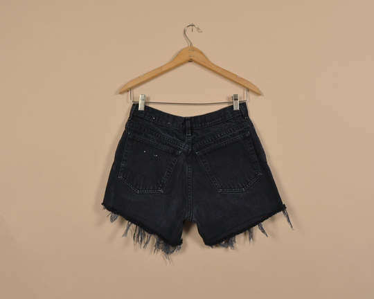 Lands End Size 27 Black Cutoff Shorts