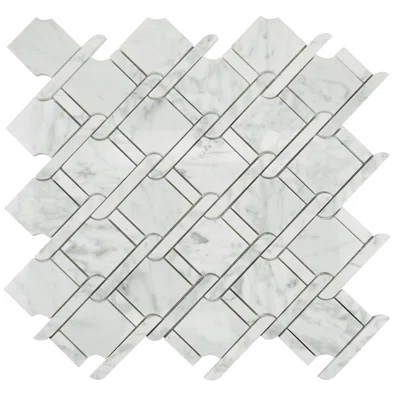 Dorota Carrara Basket Weave Mosaic Wall Floor Tile