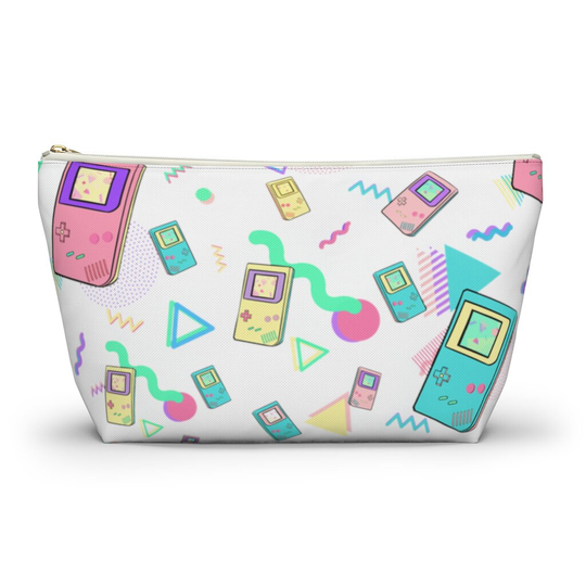 Retro Gamer Pouch, Cosmetic Bag, Pencil Case