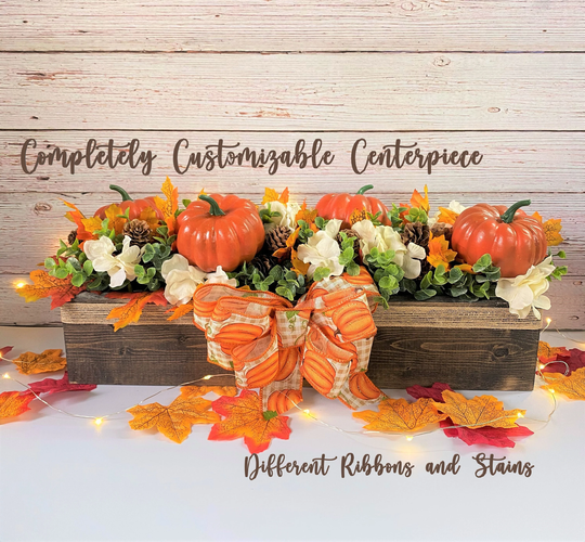 Fall Table Centerpiece/Fall Decor/Thanksgiving Decor/Fall Centerpieces/Rustic Wedding Decor/Rustic Farmhouse Decor/Decor