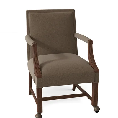 Warwick Upholstered Solid Back Arm Chair