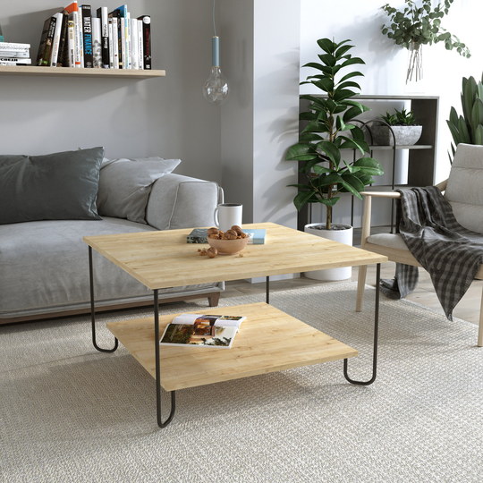 Piper Coffee Table | Living Room Low Minimalist Home Decor Modern White