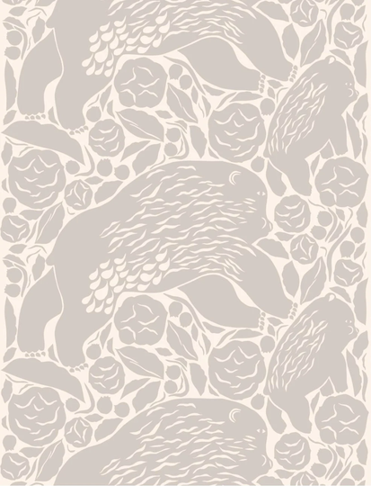 Marimekko Karhuemo, Heavy Cotton Fabric, Sold By Rapport 34", 88cm, Finland